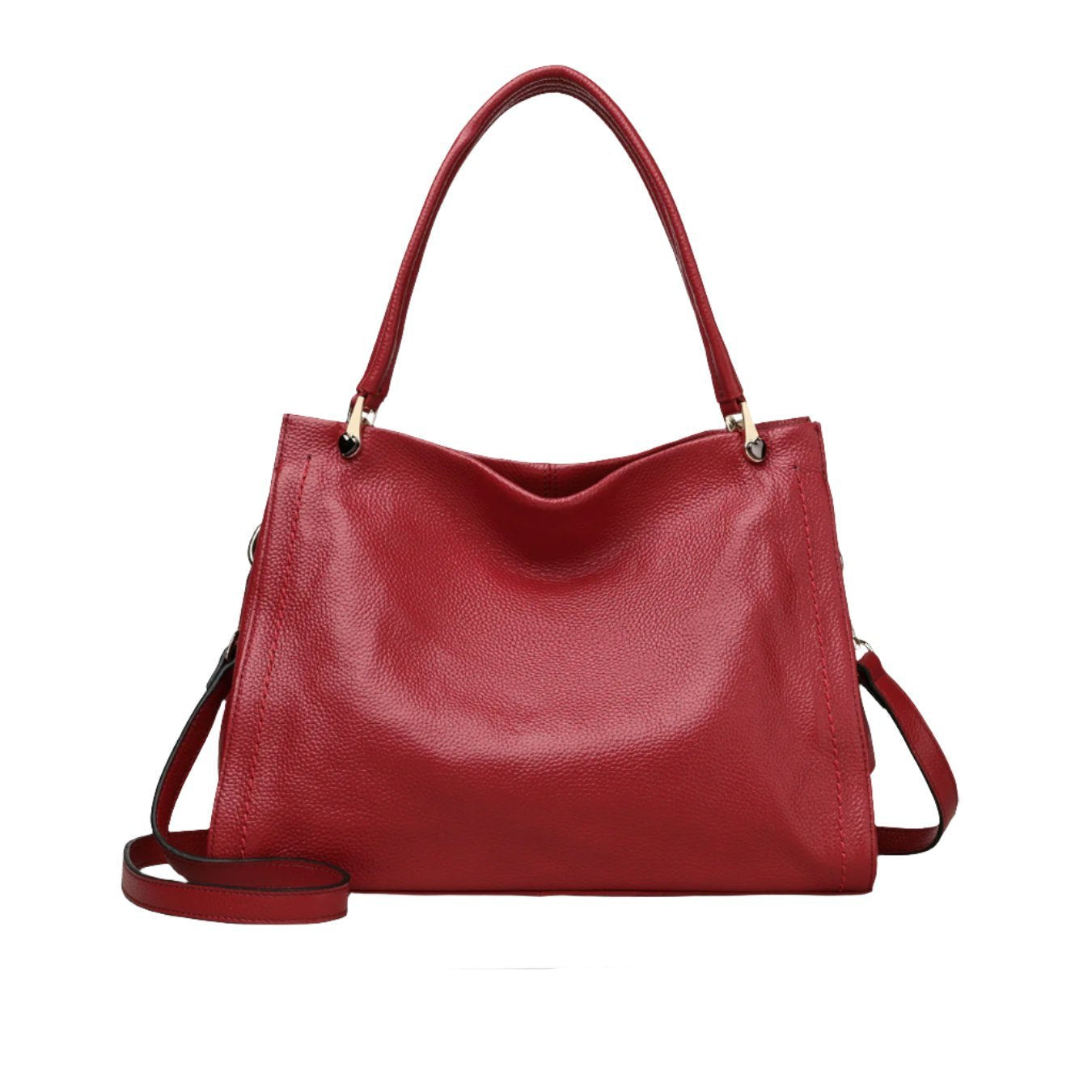 Leather Tote Bag for Women - Great Work Bag Red