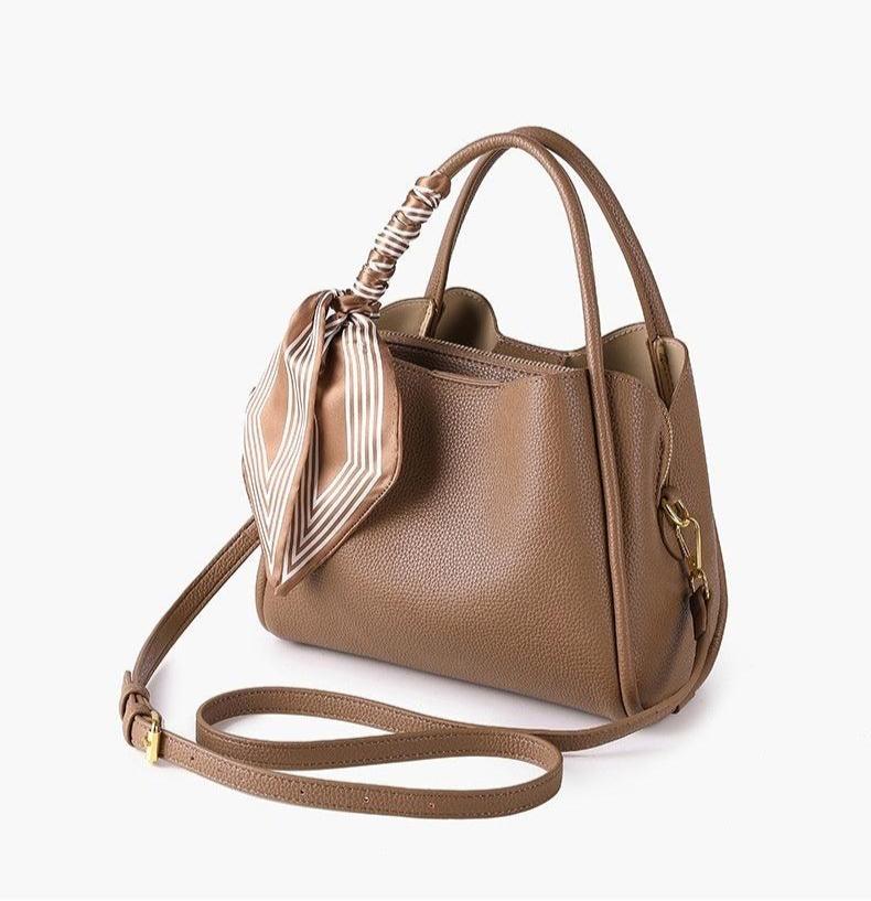 Elegant Genuine Leather Shoulder Bag for Women side