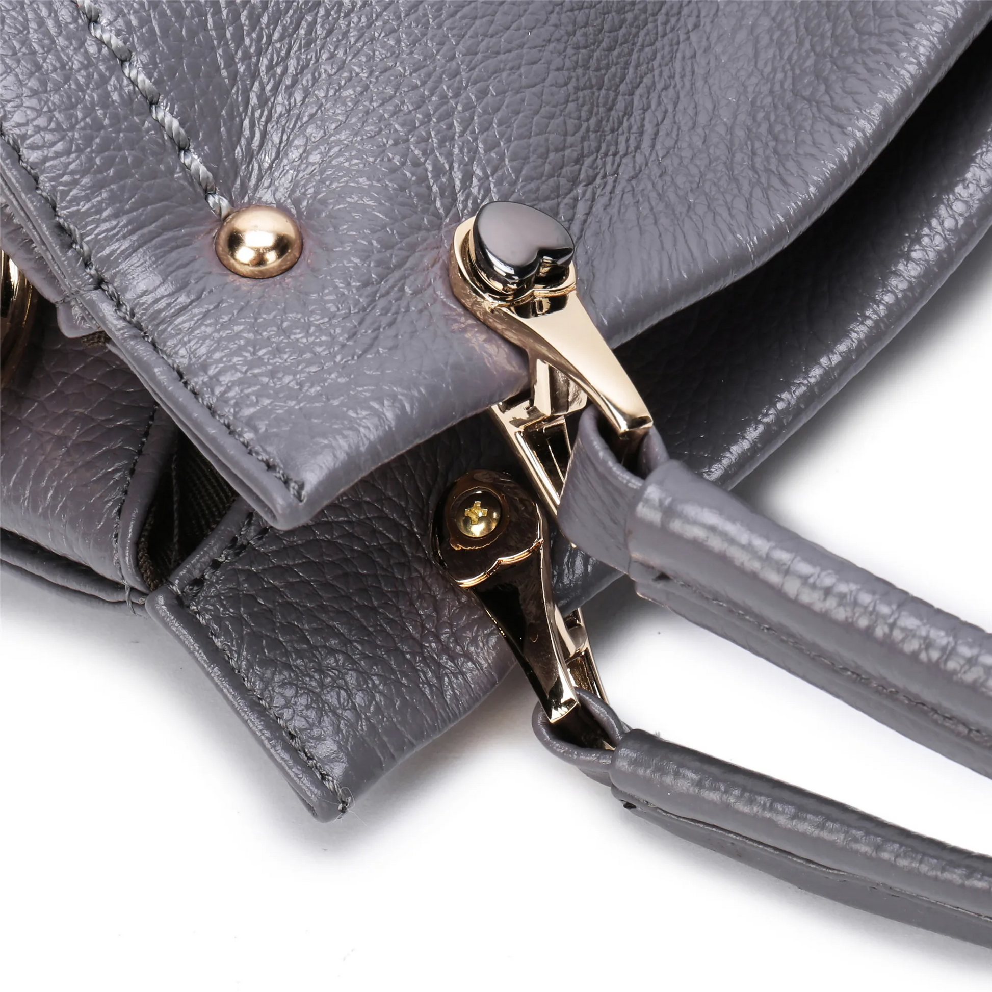 Leather Tote Bag for Women - Great Work Bag details 2