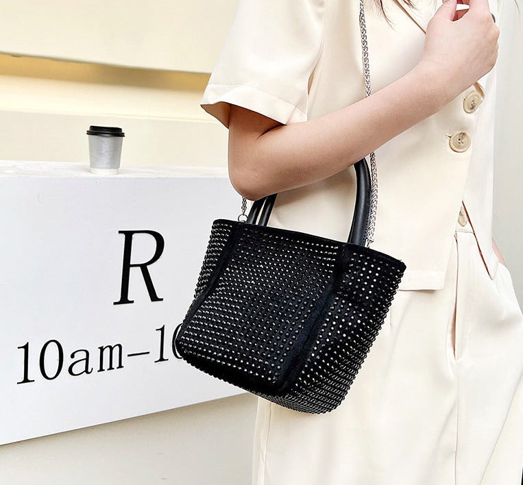 Chic Versatility with the Grandeur Tote sequins