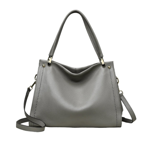 Leather Tote Bag for Women - Great Work Bag Gray