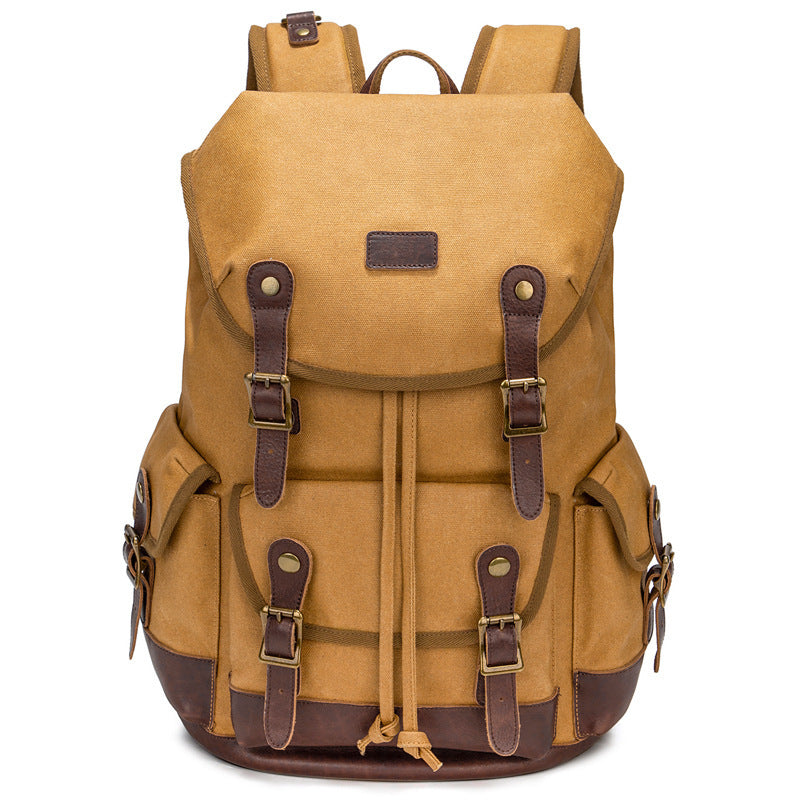 Rugged Explorer Waterproof Canvas Backpack