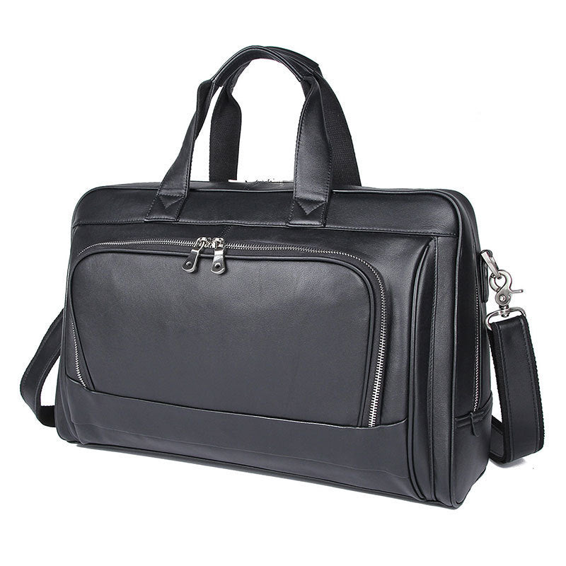 Leather Business Briefcase Laptop Bag