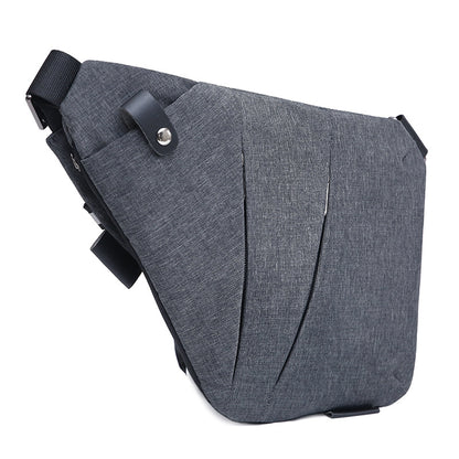 Men's Ultimate Digital Storage Canvas Bag crossbody gray