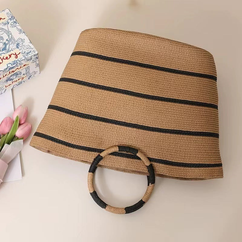 SunChic Woven Beach Bag - Summer Essential