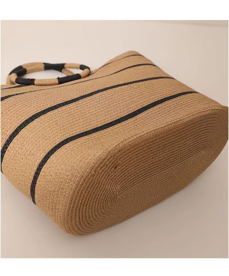 SunChic Woven Beach Bag - Summer Essential