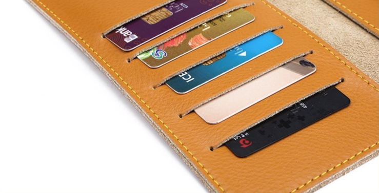 Elowen Slim Leather Wallet Unisex