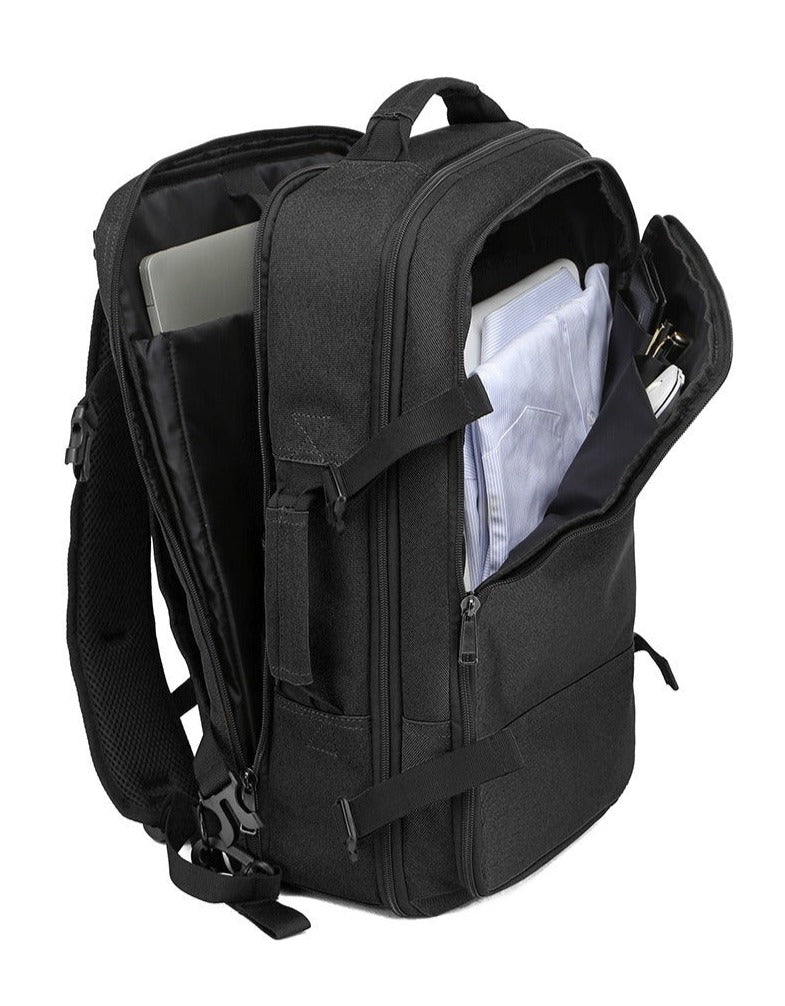 Multi-Functional Men's Business Travel Laptop Backpack interior pockets