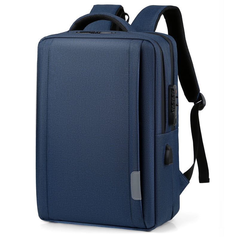 Backpack Anti Theft USB Charging blue