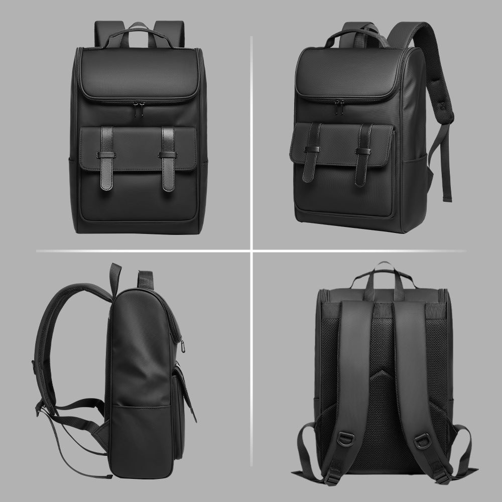 Men’s Large Capacity Computer Backpack – Modern Design for Work and Travel views