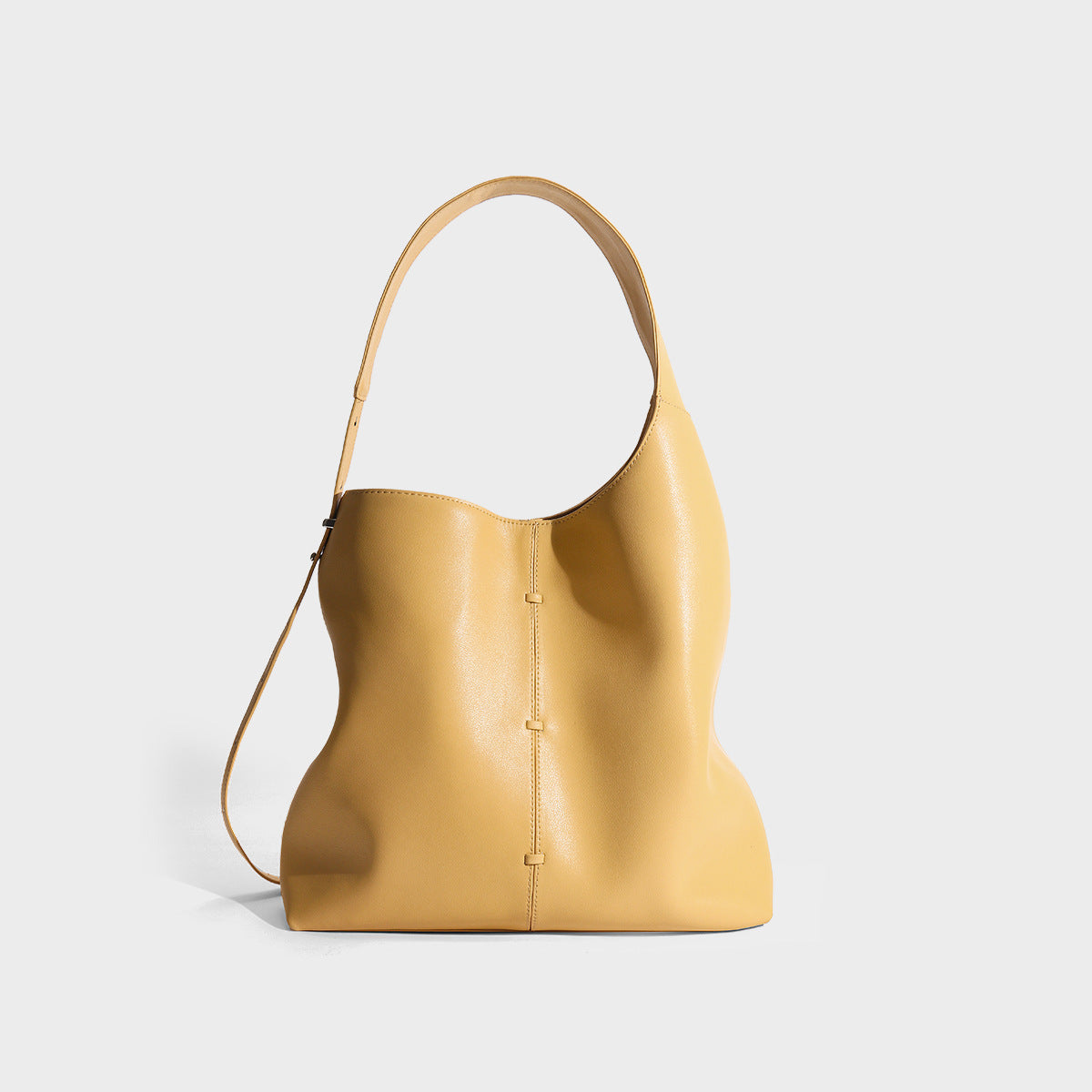 Iris Leather Tote Bag yellow