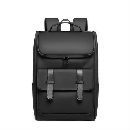 Men’s Large Capacity Computer Backpack – Modern Design for Work and Travel Front