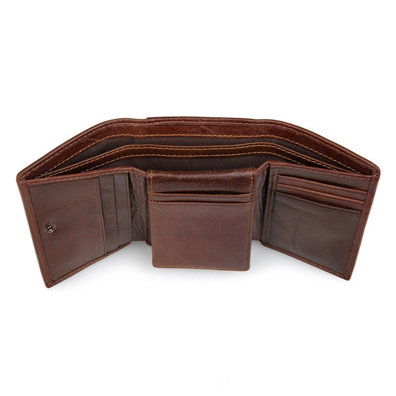 Retro Fashion Genuine Leather Wallet interior