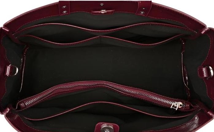 Celeste Genuine Leather Handbag interior