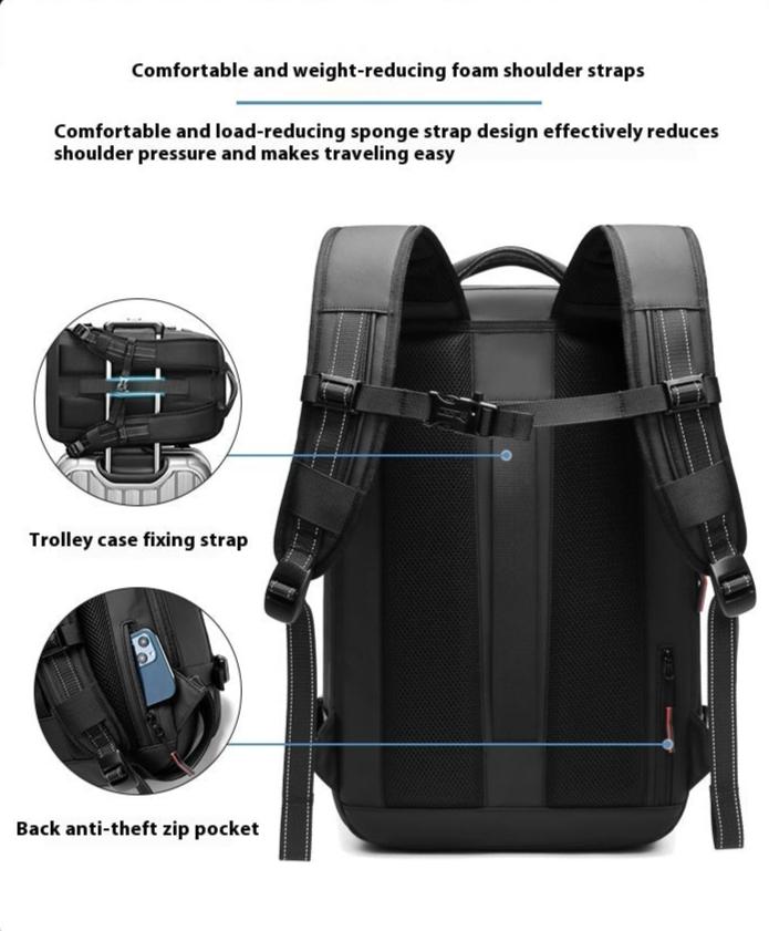 Voyager Pro Travel Backpack – Large Capacity Business & Travel Laptop Bag