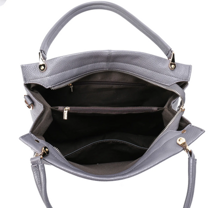 Elara Shoulder Bag: Chic and Minimalist Genuine Leather Shoulder Bag for Women