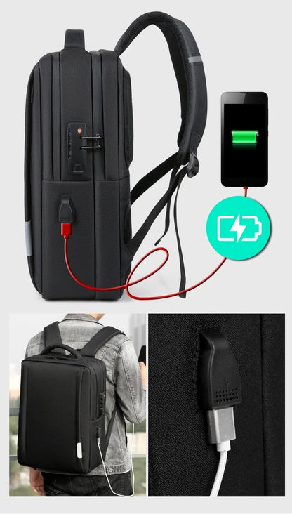 Backpack Anti Theft USB Charging details