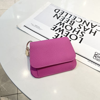 Women's Leather Card Holder pink