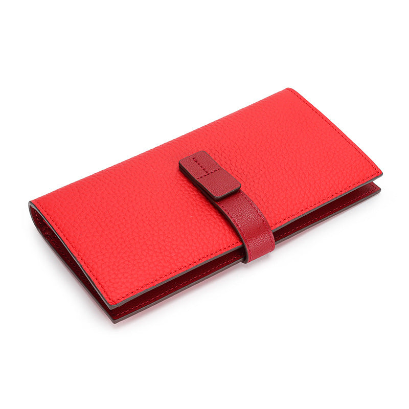 European Belt Long Women's Wallet red