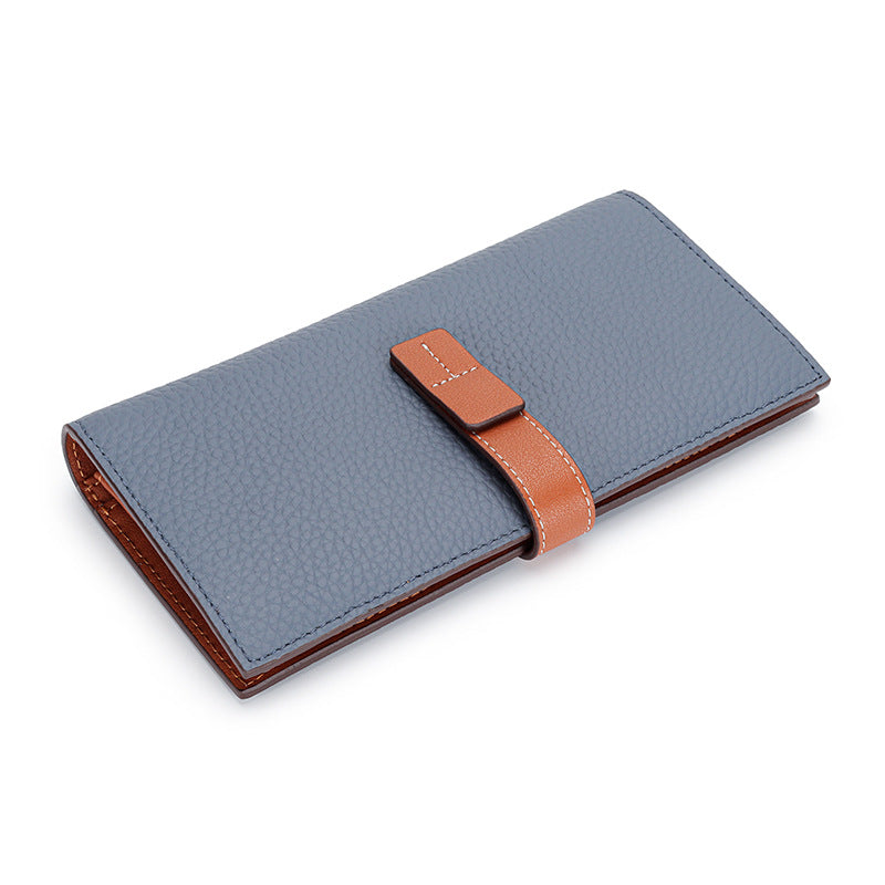 European Belt Long Women's Wallet blue