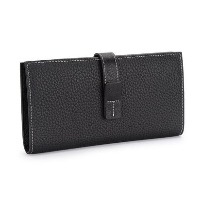 European Belt Long Women's Wallet black long