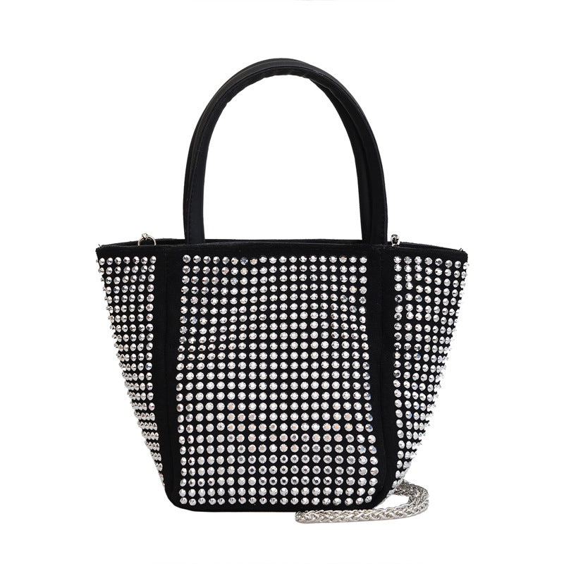 Chic Versatility with the Grandeur Tote diamonds