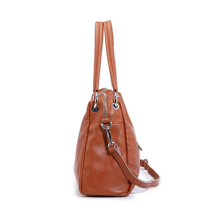 Leather Women's Tote Shoulder Bag Handbag side