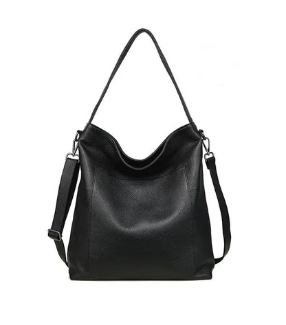 Artemis Genuine Leather Tote Bag black sample