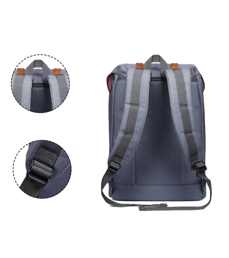 Sky Backpack work school travel rear straps