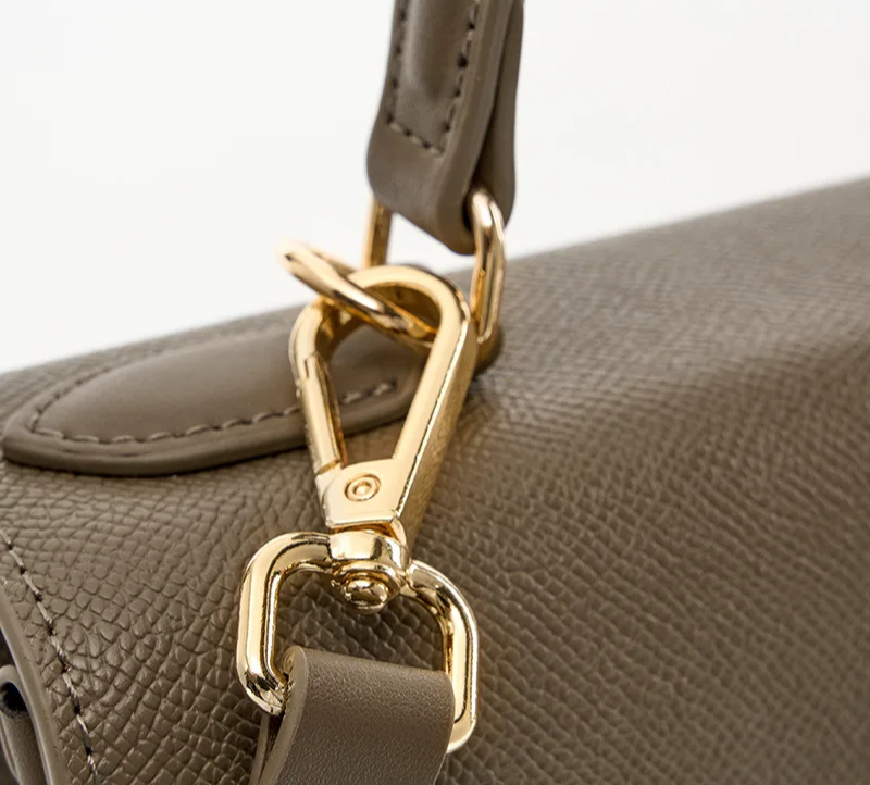 Athena Genuine Leather Handbag - Effortless Elegance for Every Occasion clasp