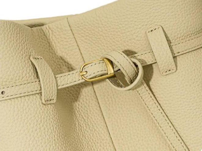 Bellissima Genuine Leather Ladies Fashion Shoulder Bag buckle