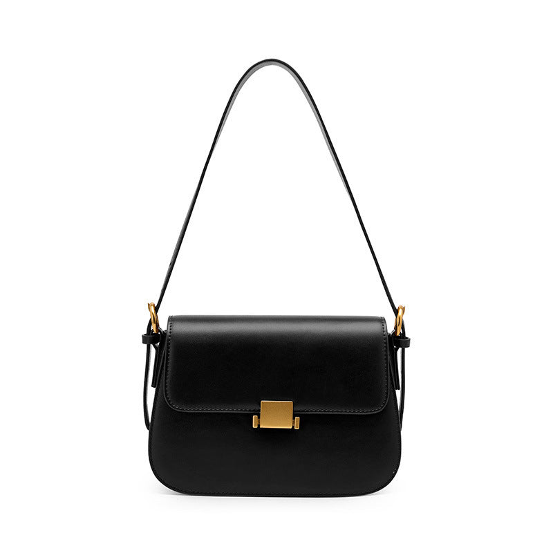 Velora Genuine Leather Handbag black