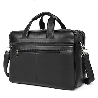 Executive Edge Leather Briefcase Large shoulder bag