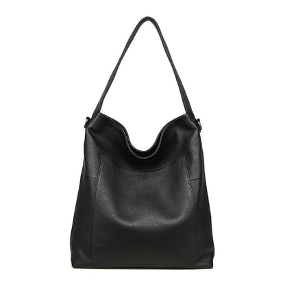 Artemis Genuine Leather Tote Bag black