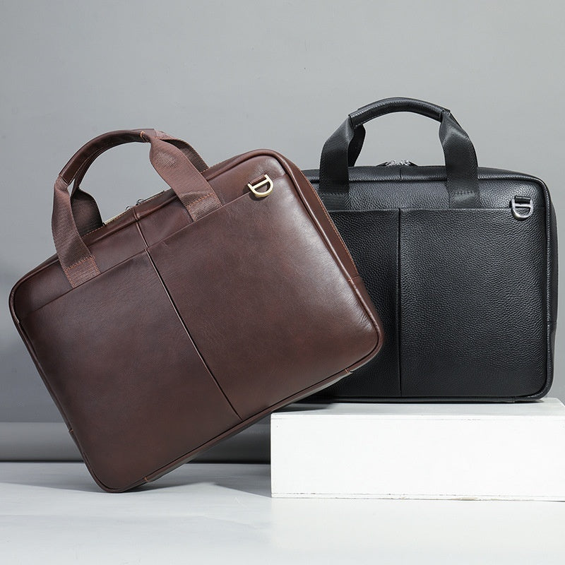 Men's Tote Leather Briefcase Laptop Bag options