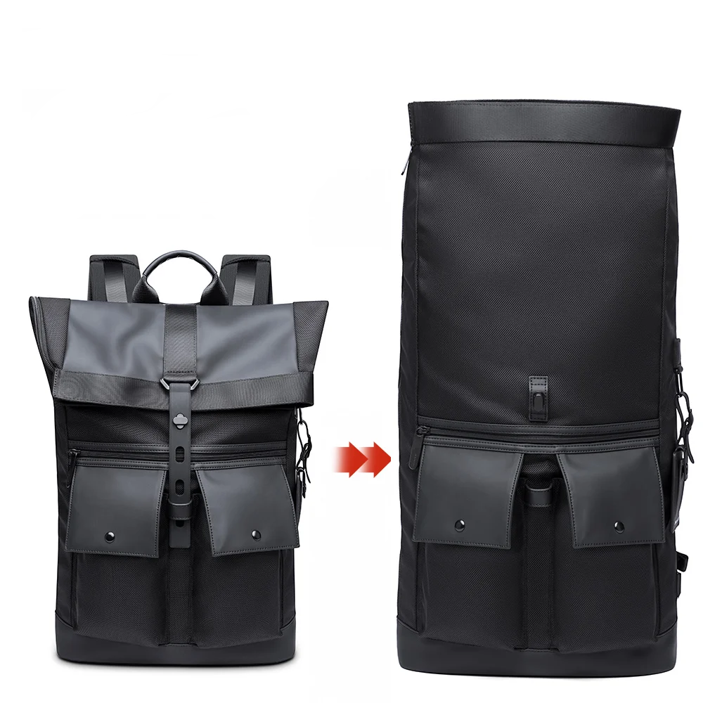 BG UrbanEdge Oxford Backpack Extended open