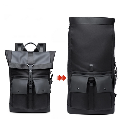 BG UrbanEdge Oxford Backpack Extended open