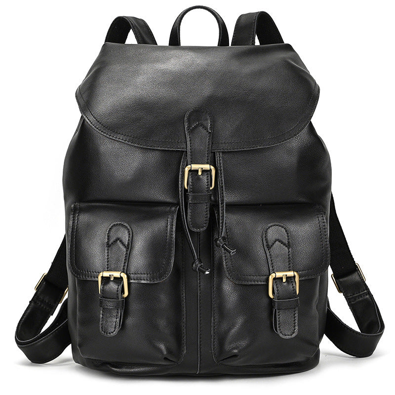 Atlas Genuine Leather Men s Shoulder Backpack