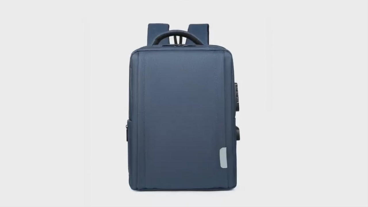 Backpack Anti Theft USB Charging video display waterproof