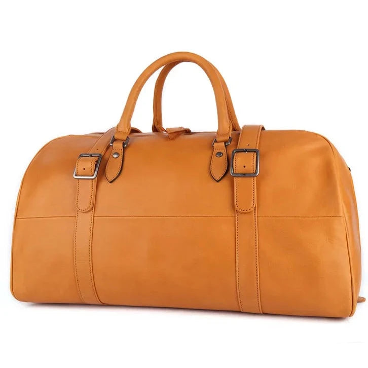  Leather Travel Duffle Bag Large Capacity luxury